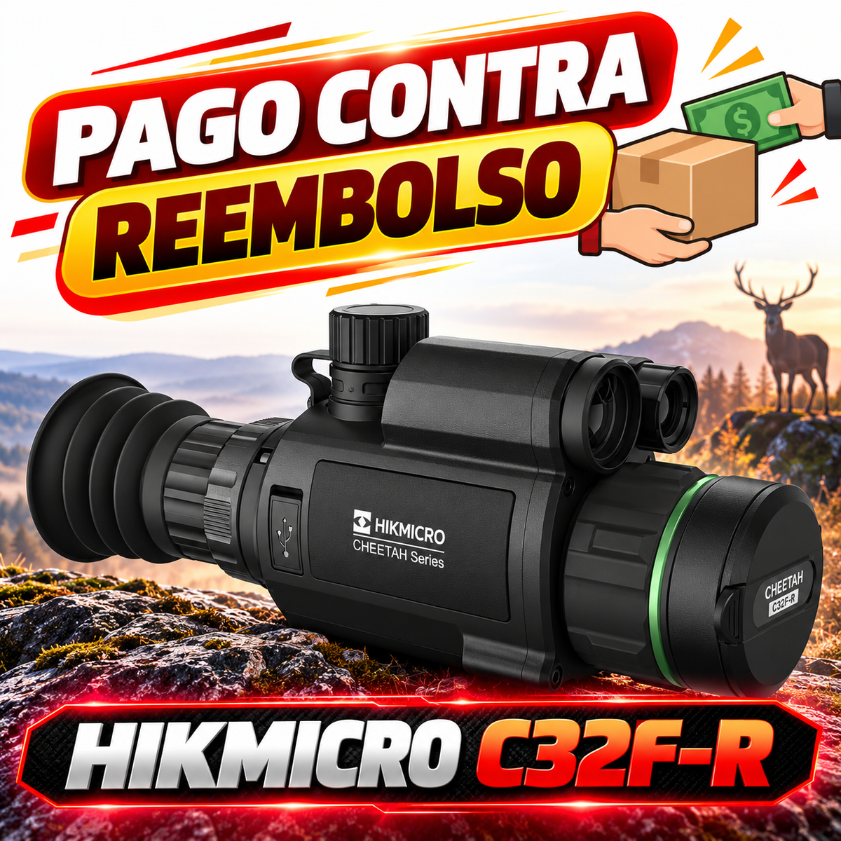 HIKMICRO CHEETAH – Digitales Nachtsicht-Vorsatzgerät