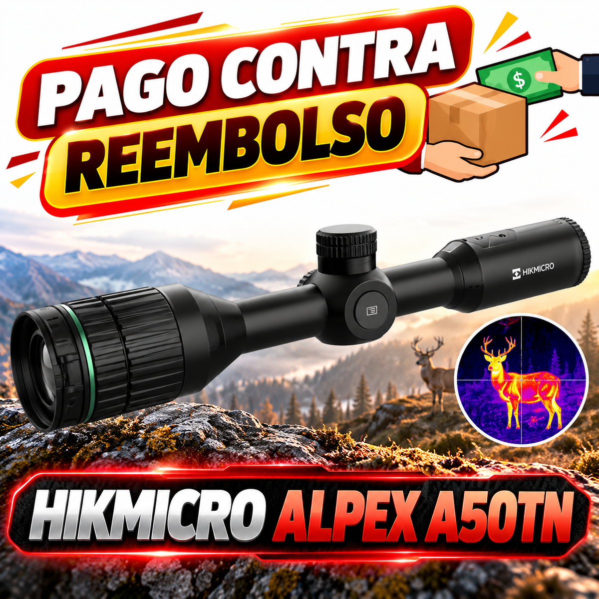 HIKMICRO ALPEX – Digitales Tag-/Nacht-Zielfernrohr