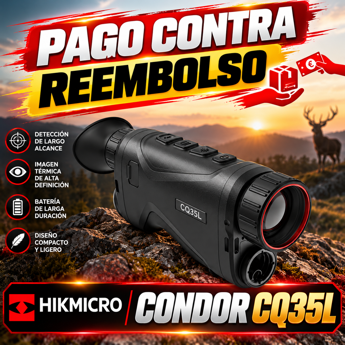 HIKMICRO CONDOR LRF – Wärmebild-Monokular mit LRF