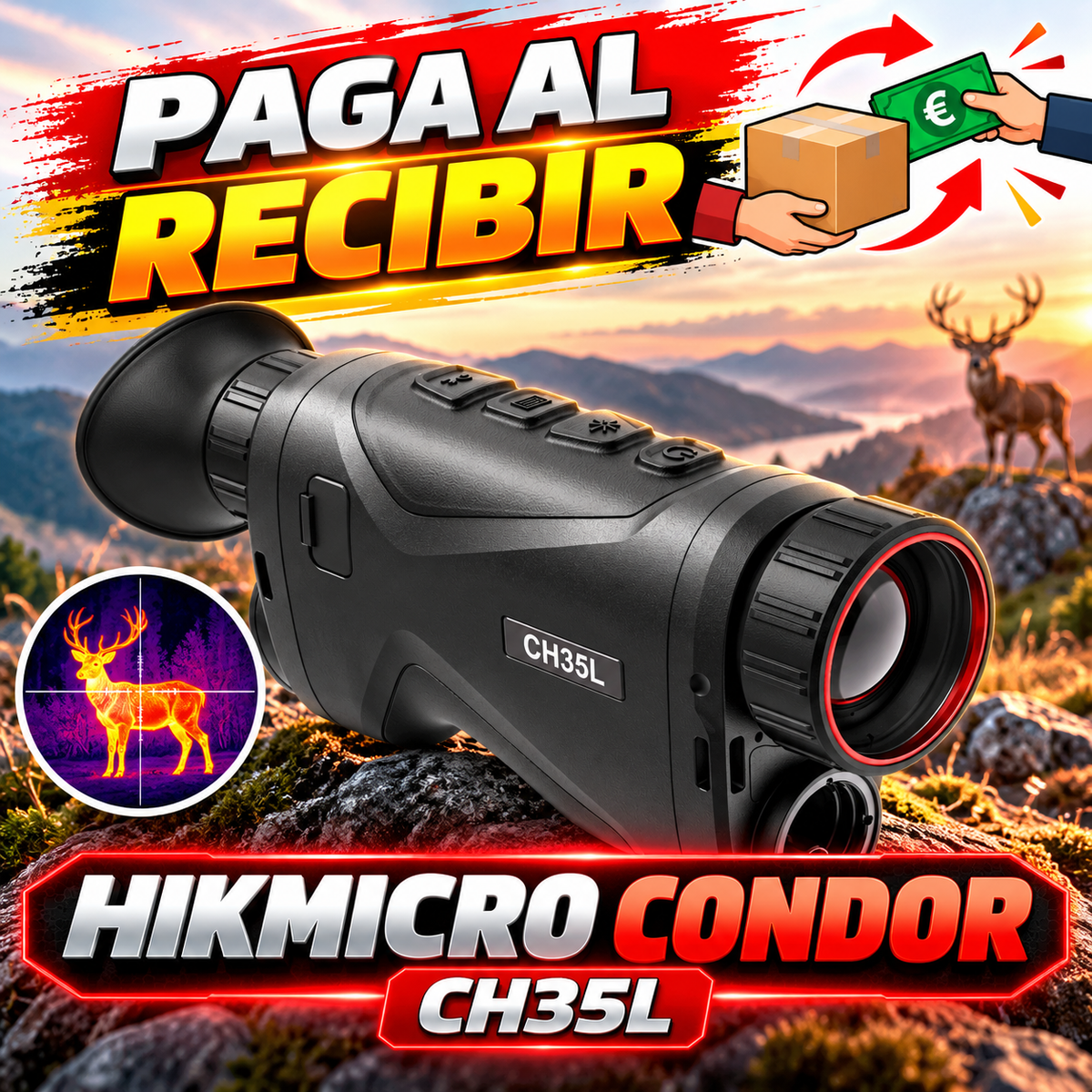 HIKMICRO CONDOR LRF – Wärmebild-Monokular mit LRF
